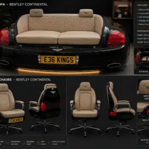Bentley Continental GT Rear Sofa & Office Chair Collection