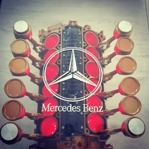 E36F-003 image 1 Mercedes-Benz V12 Engine Coffee Table with RGB LED Lighting