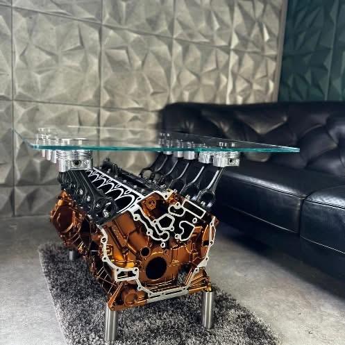 Mercedes-Benz V12 Engine Coffee Table