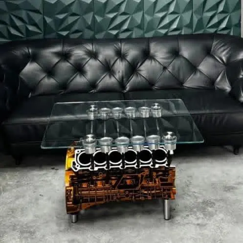 Mercedes-Benz V12 Engine Coffee Table