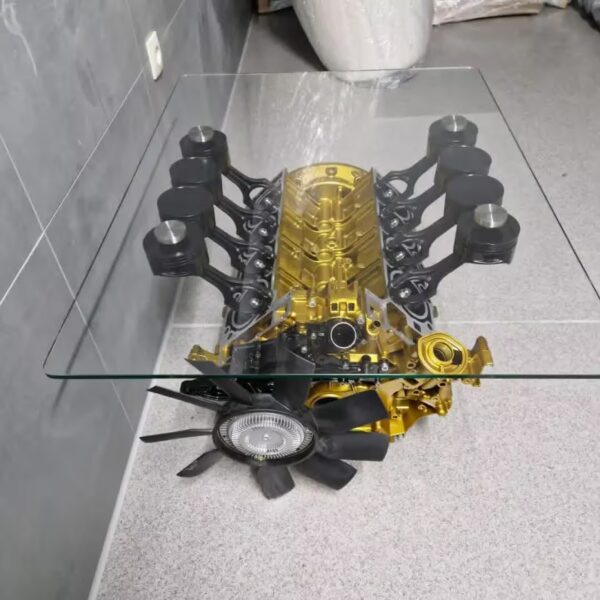 E36F-008 image 2 Mercedes-Benz 5.0L V8 Engine Coffee Table