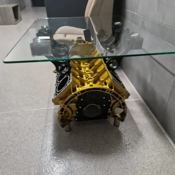 E36F-008 image 3 Mercedes-Benz 5.0L V8 Engine Coffee Table