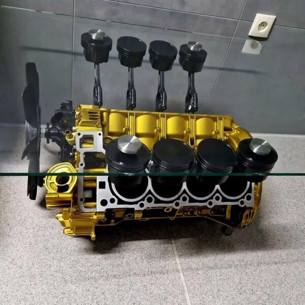 E36F-008 image 4 Mercedes-Benz 5.0L V8 Engine Coffee Table