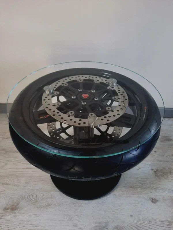 E36F-011 image 6 Ducati Multistrada Carbon Wheel Coffee Table