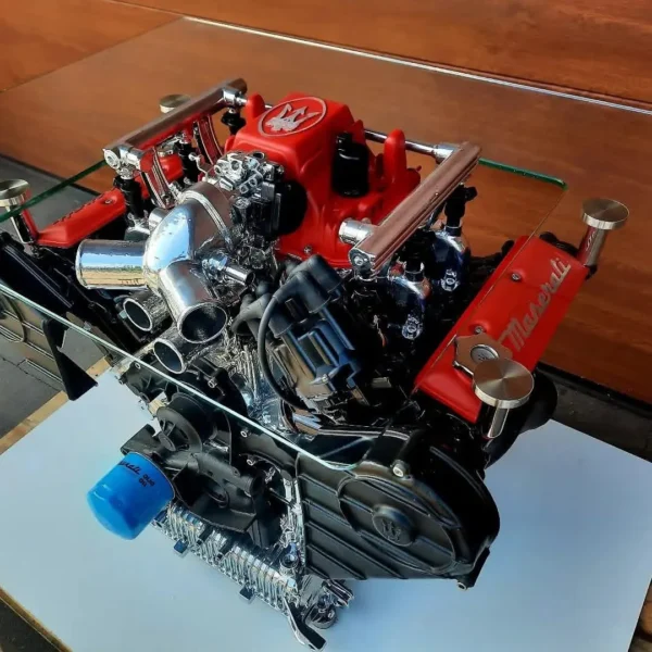 E36F-017 image 2 Maserati Biturbo V6 Engine Coffee Table