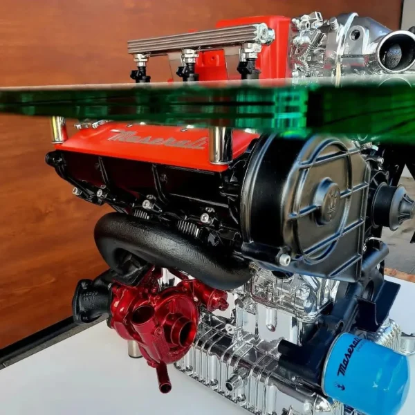 E36F-017 image 3 Maserati Biturbo V6 Engine Coffee Table