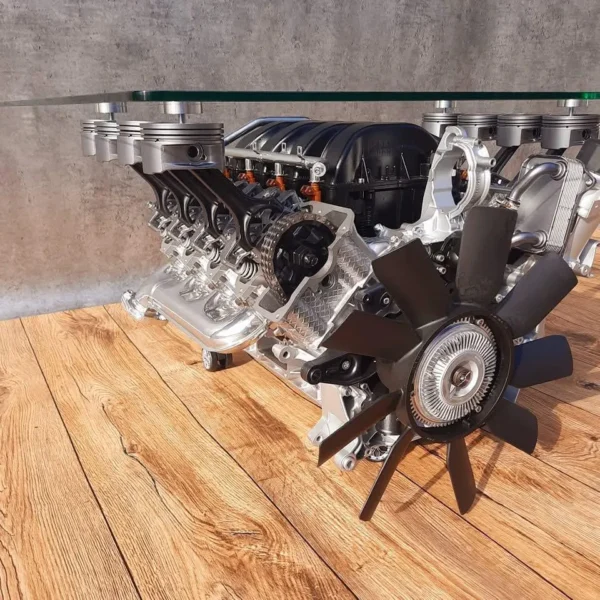 E36F-019 image 4 Mercedes-Benz 5.0 V8 Engine Coffee Table