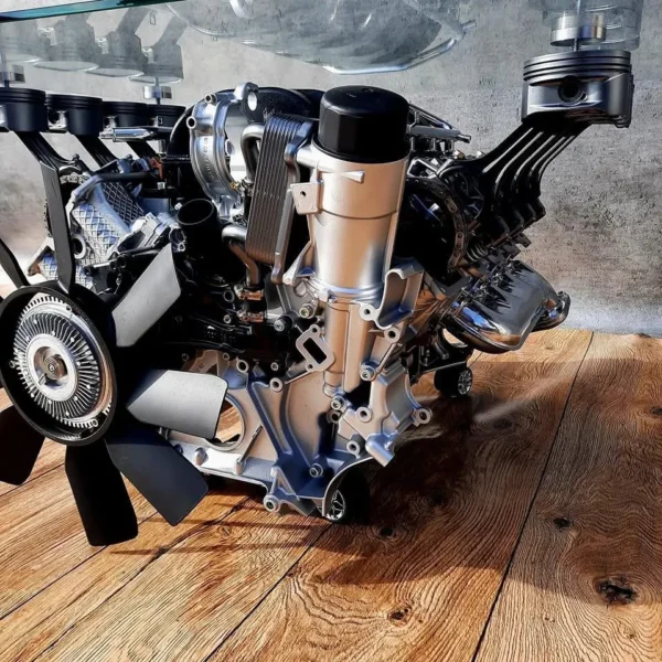 E36F-019 image 5 Mercedes-Benz 5.0 V8 Engine Coffee Table