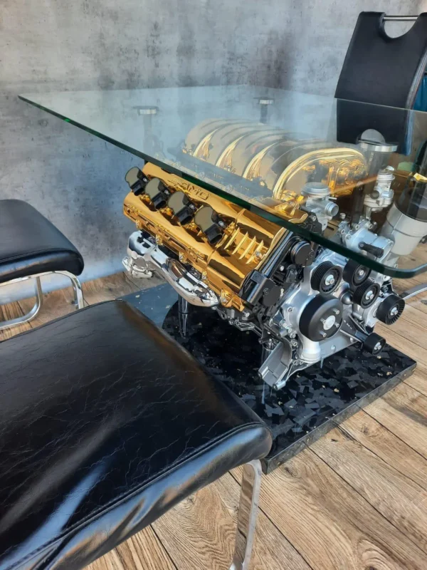 E36F-024 image 8 Mercedes-Benz AMG 6.3 V8 M156 Engine Coffee Table