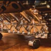 E36F-030 image 3 Restored BMW V8 Engine Coffee Table