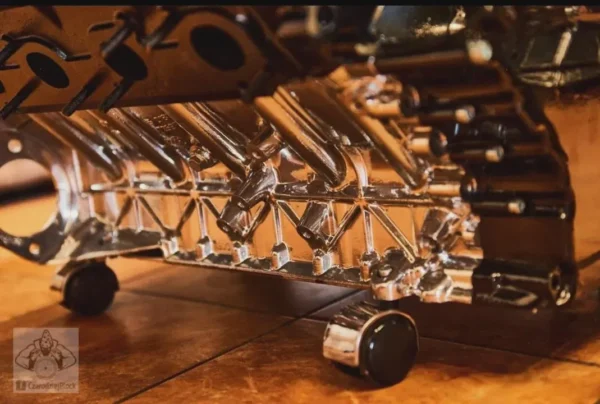 E36F-030 image 3 Restored BMW V8 Engine Coffee Table