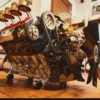 E36F-030 image 7 Restored BMW V8 Engine Coffee Table