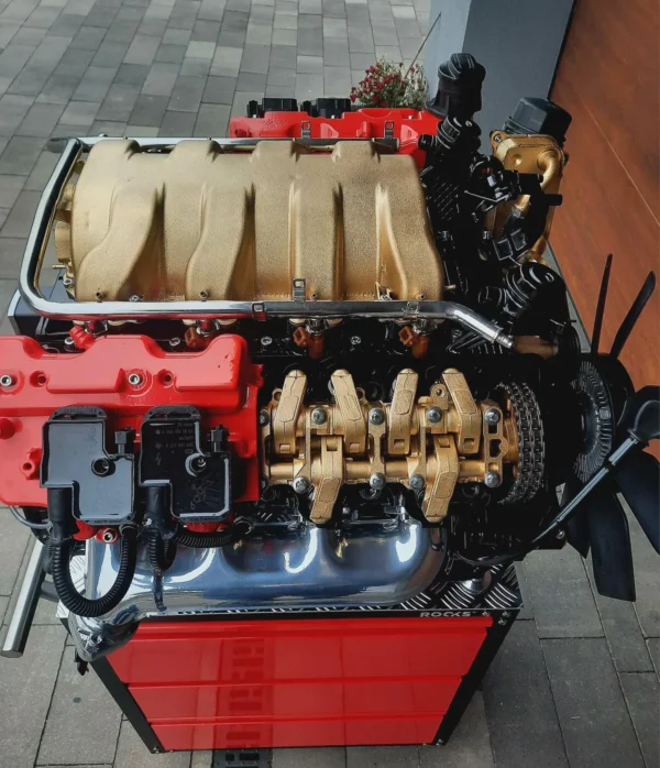 V8 Engine Coffee Machine