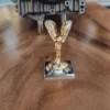 Rolls-Royce Phantom V12 Engine Coffee Table with Suar Wood Base