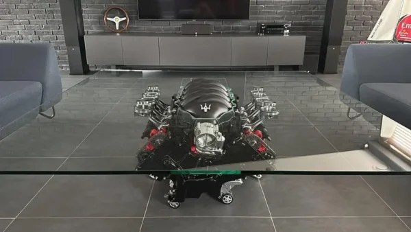 E36F-036 image 2 Maserati V8 Engine Coffee Table